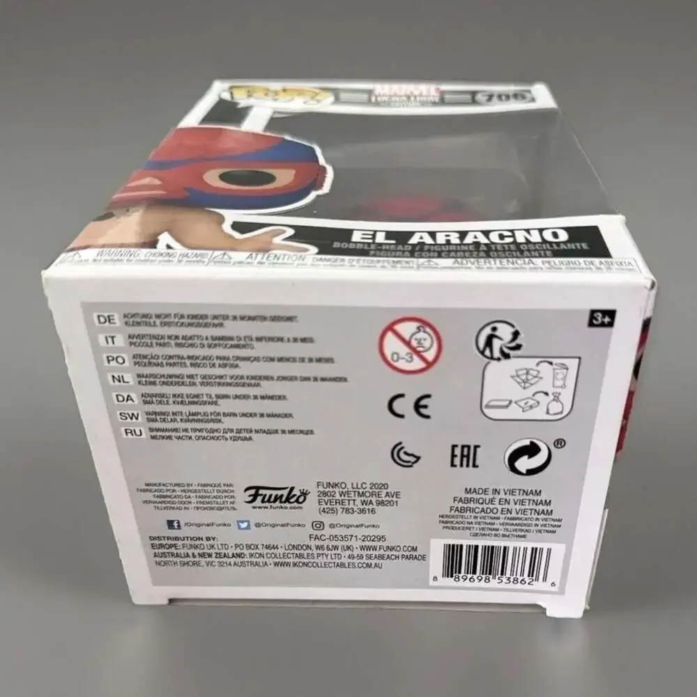 Funko Pop! Vinyl: Marvel - El Aracno #706 Spiderman Lucha Libre Edition